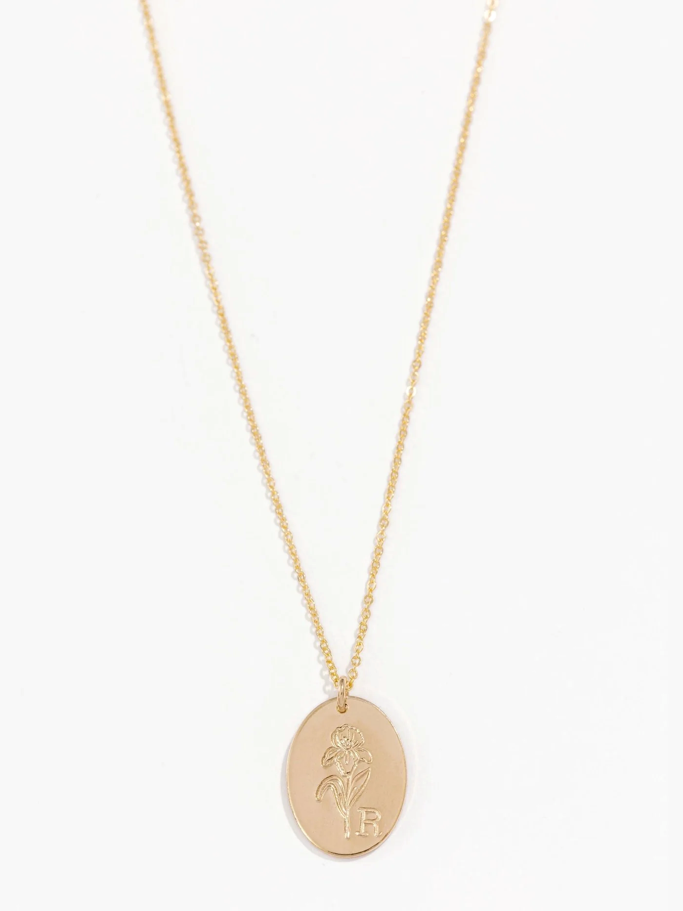 anniversary necklace 14k yellow gold filled or sterling silver