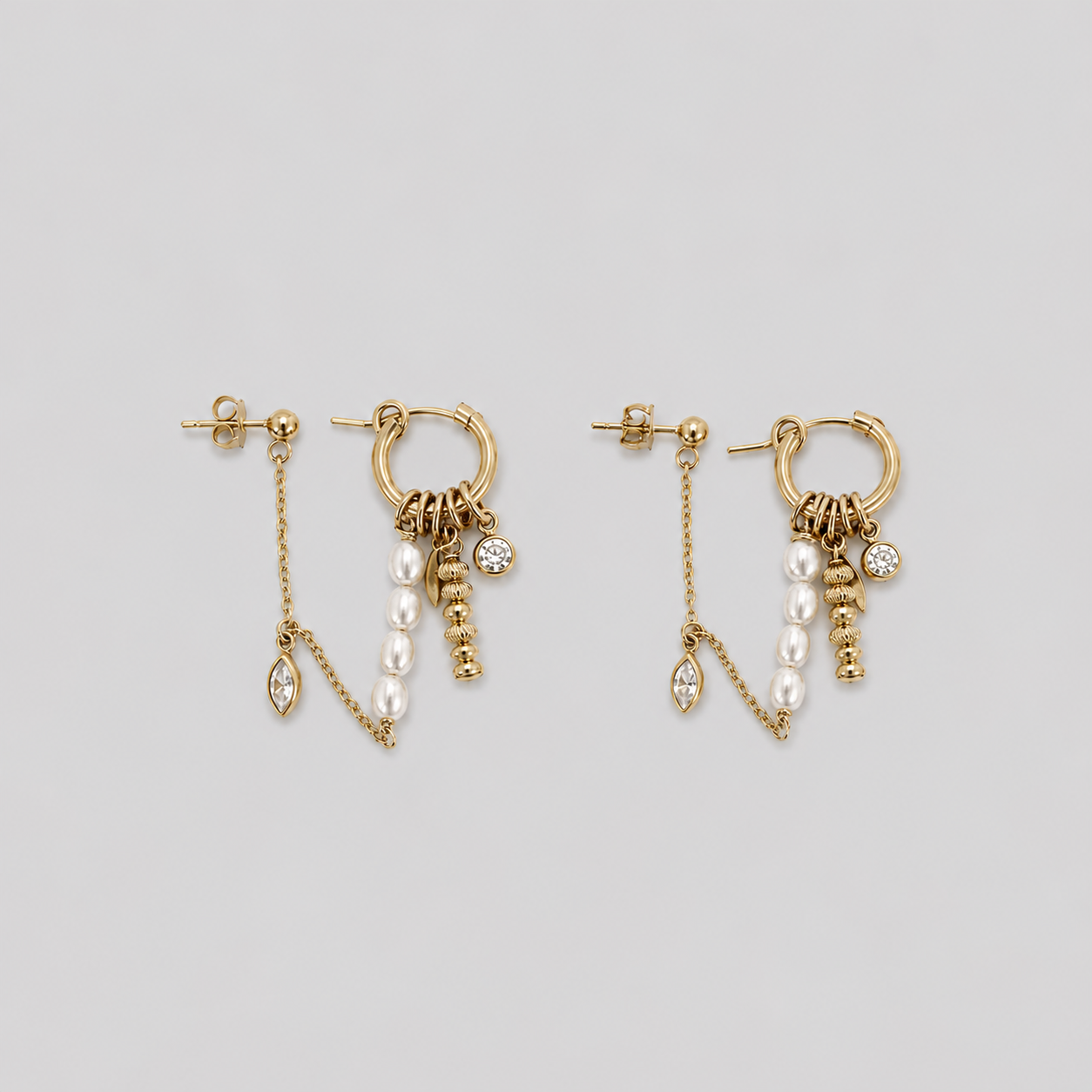 Ainsley Double Studs Raquel Rosalie