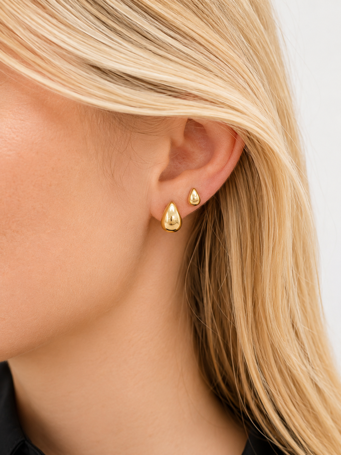 Puff Tear Stud Raquel Rosalie