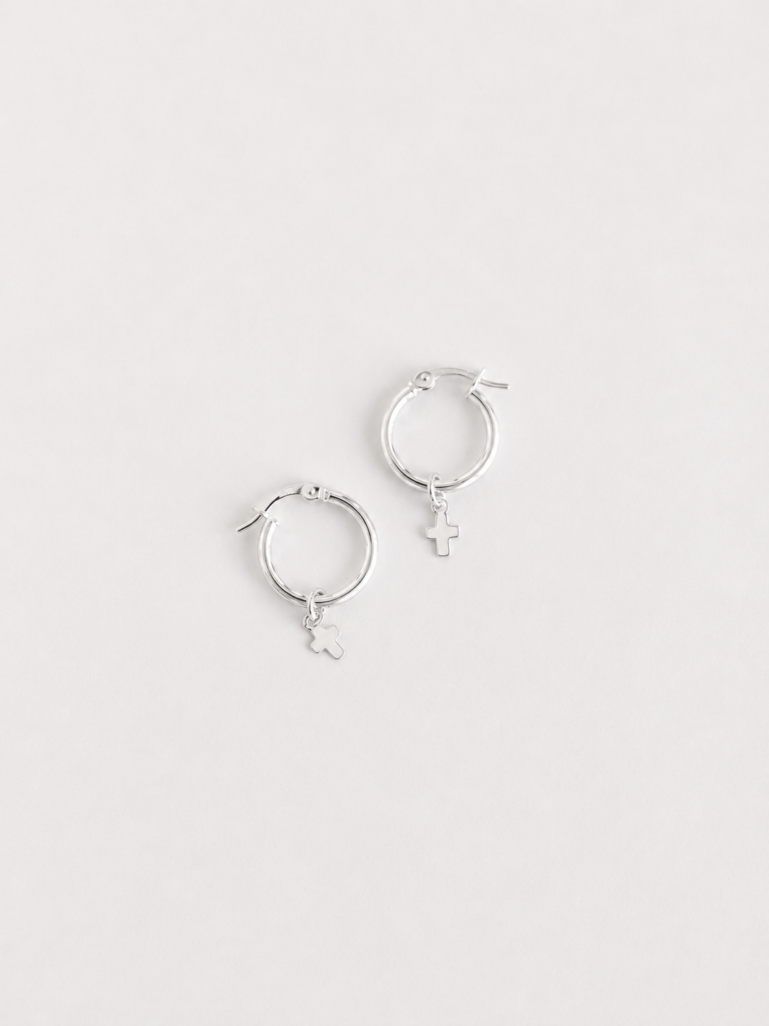 Mini Cross Drop Hoops Raquel Rosalie