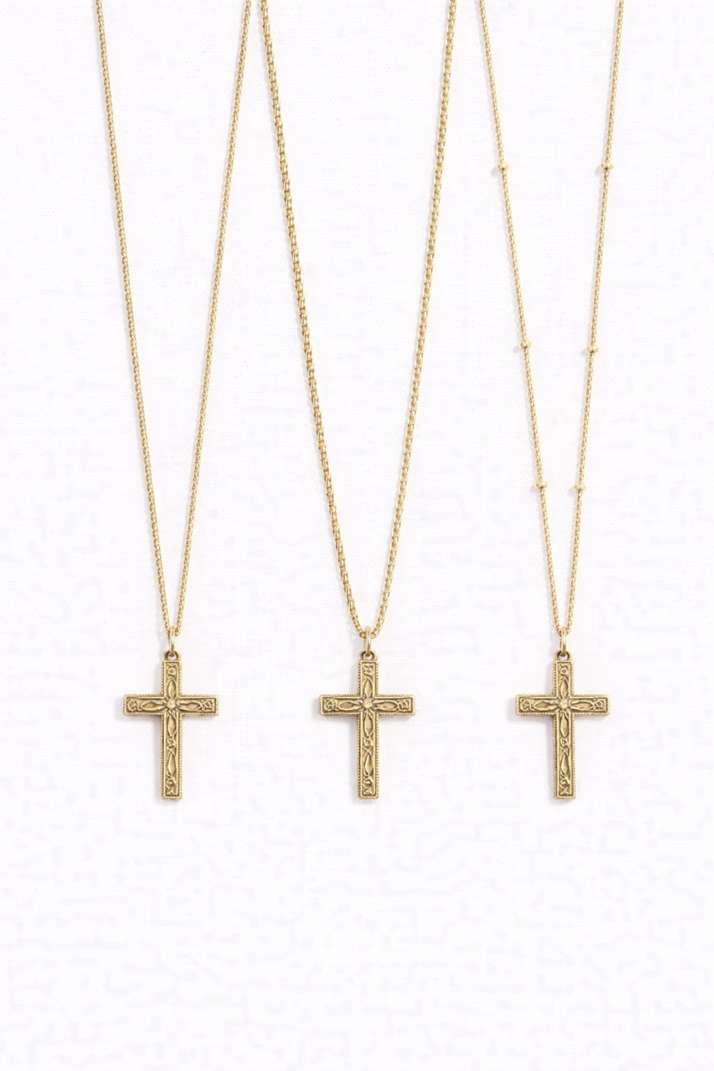 Embellished Cross Necklace