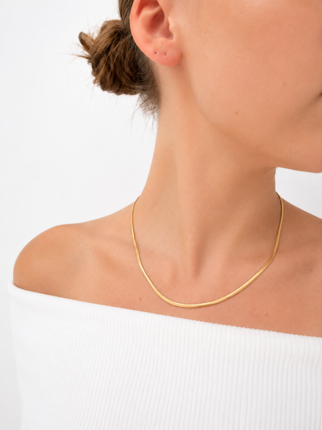 Oval Herringbone Chain Raquel Rosalie
