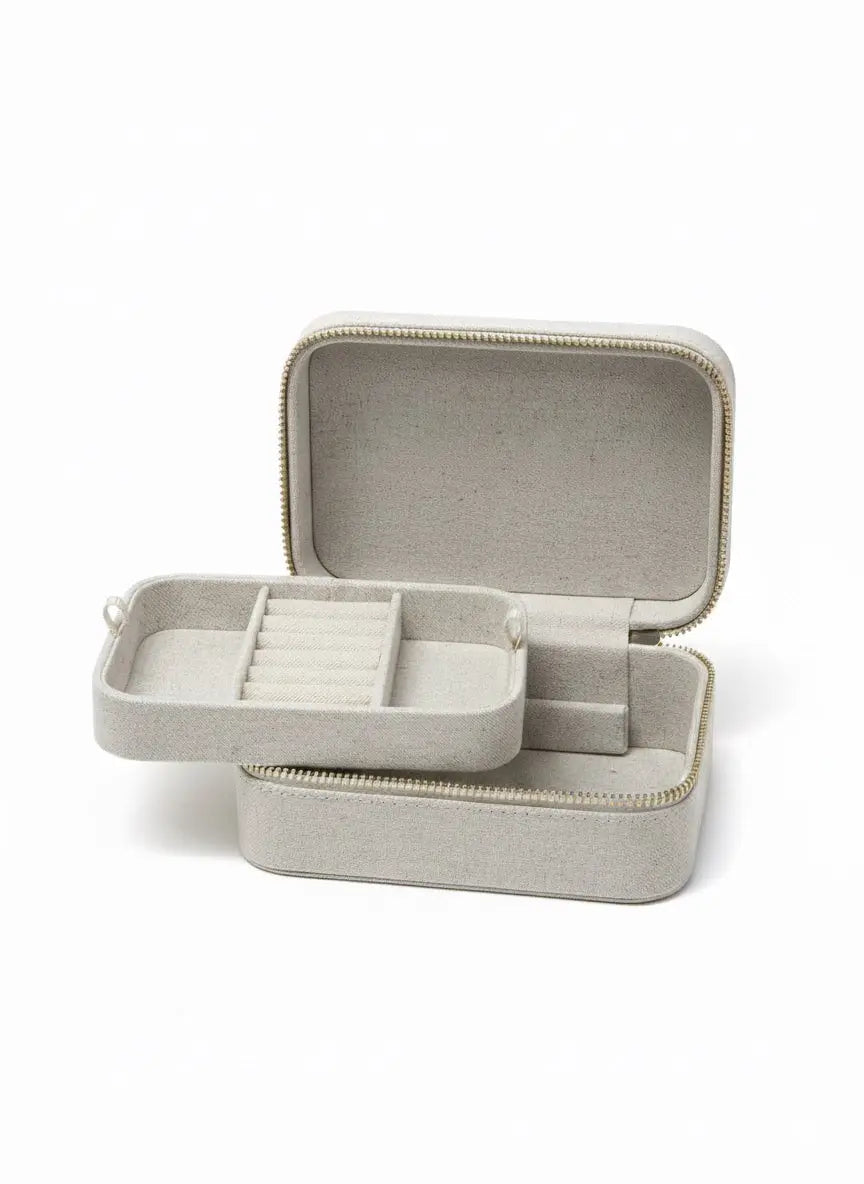 Linen Jewelry Box Raquel Rosalie