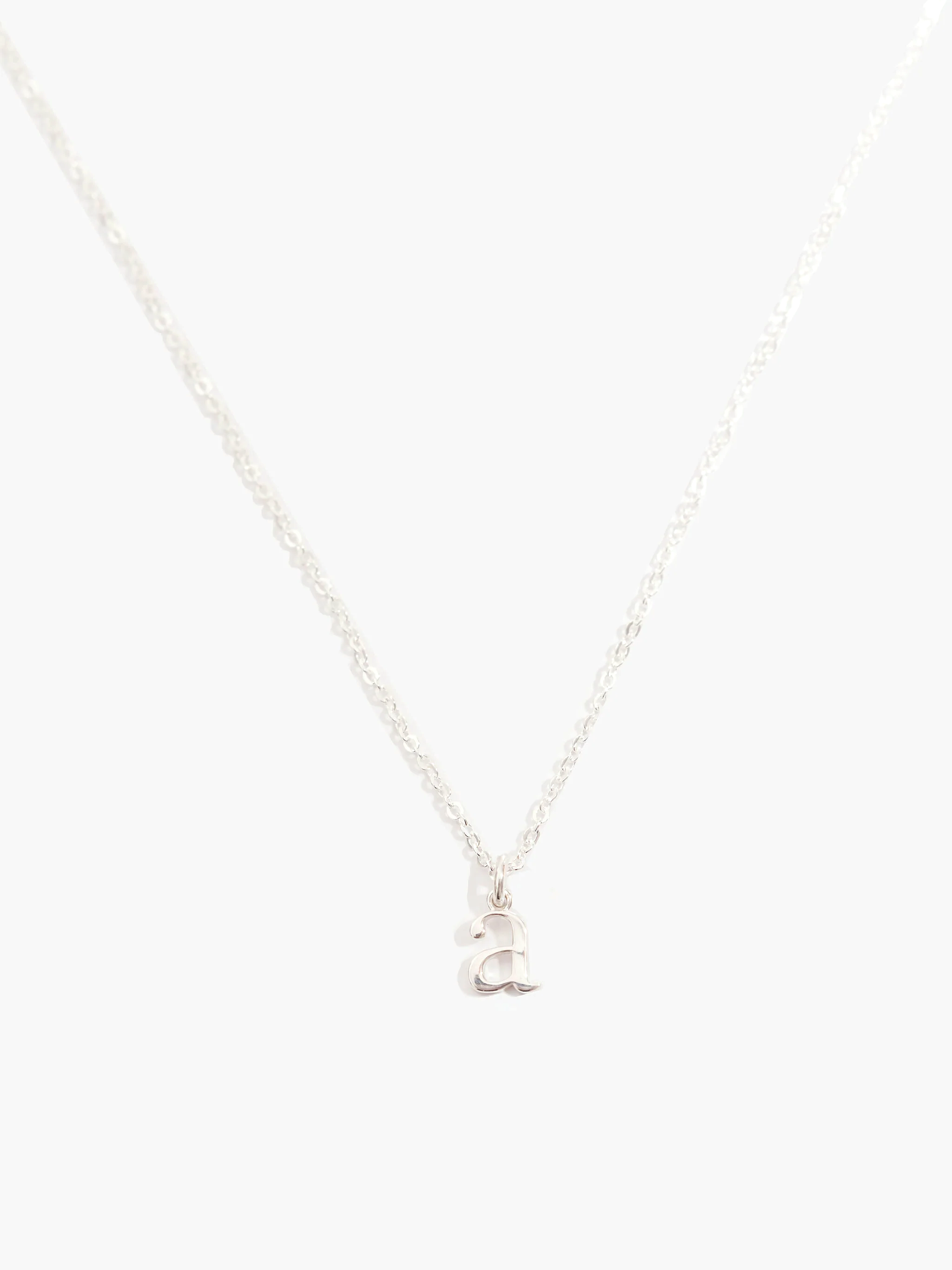 Noble Letter Lowercase Necklace