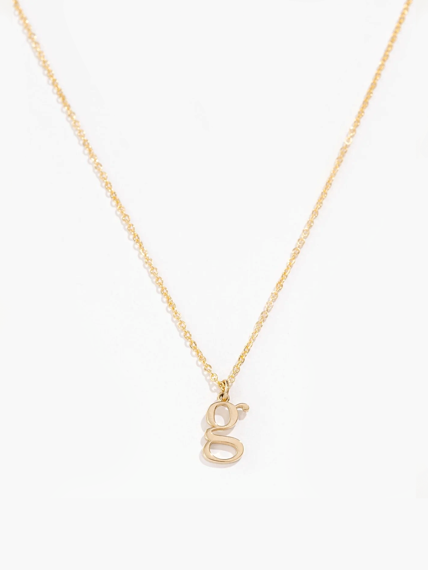 Noble Letter Lowercase Necklace