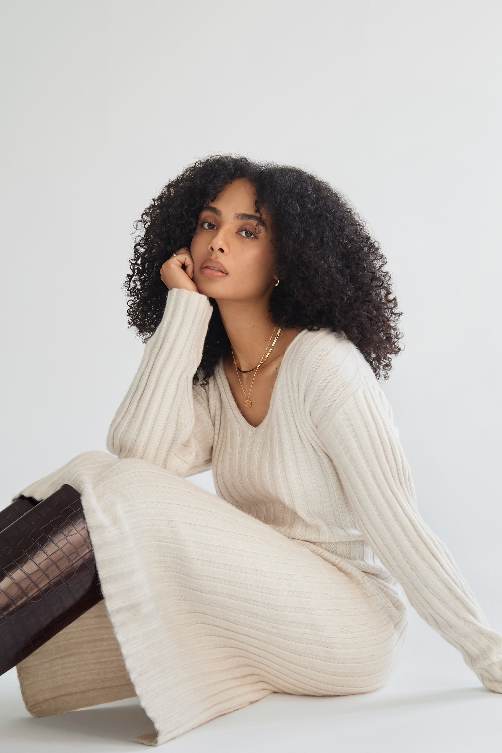 Solid Gold Herringbone