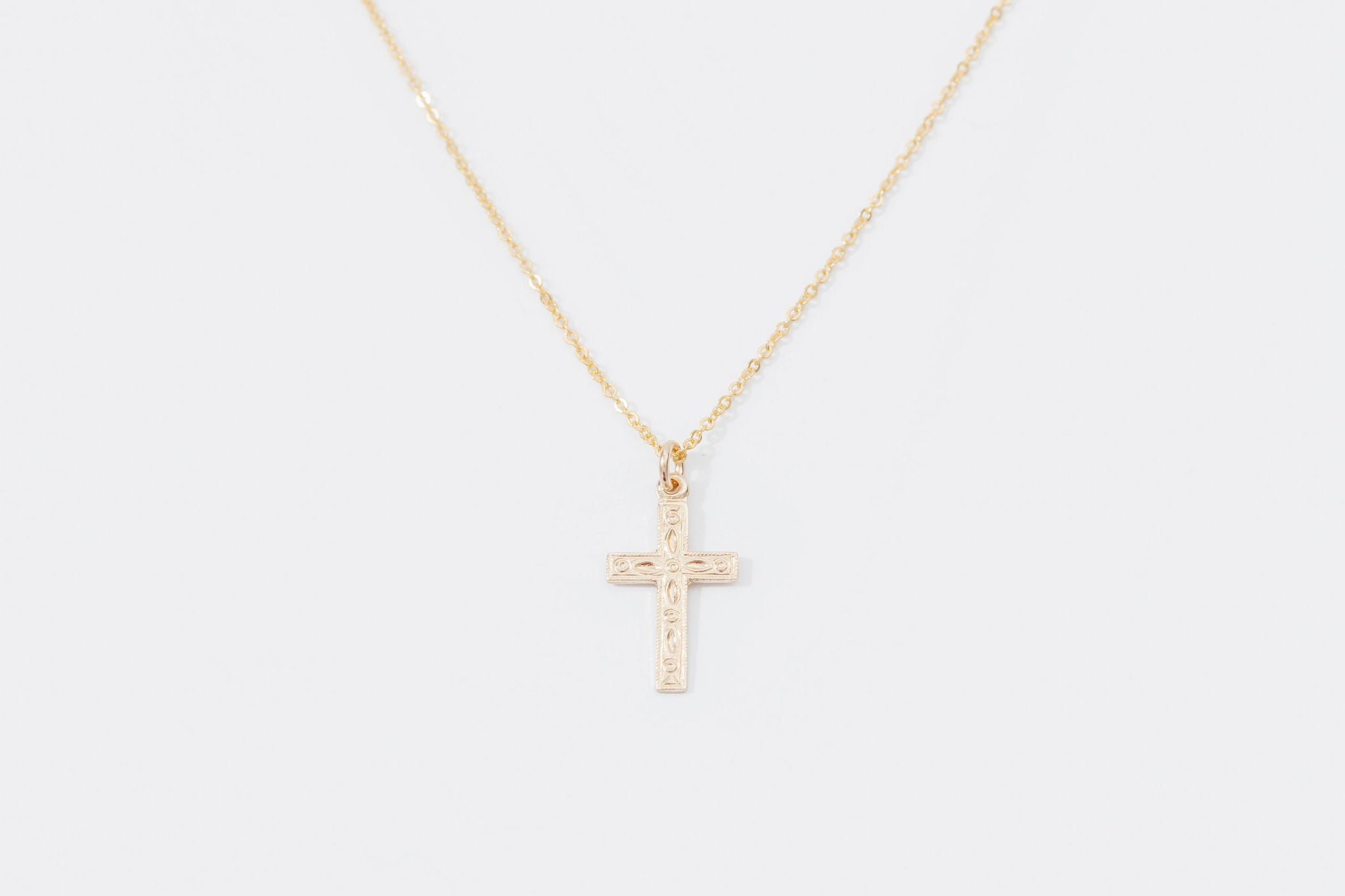 Embellished Cross Necklace Raquel Rosalie