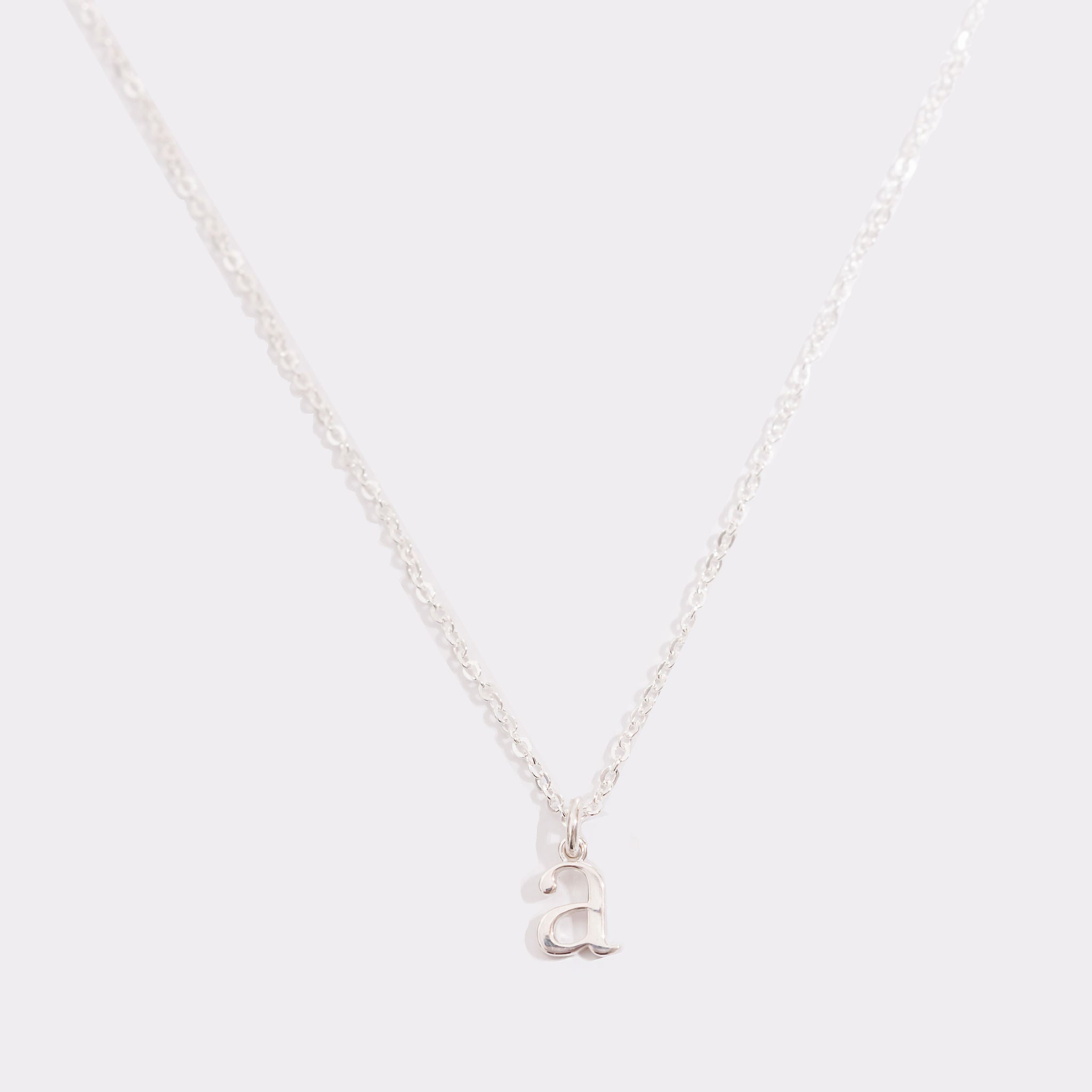 Noble Letter Lowercase Necklace