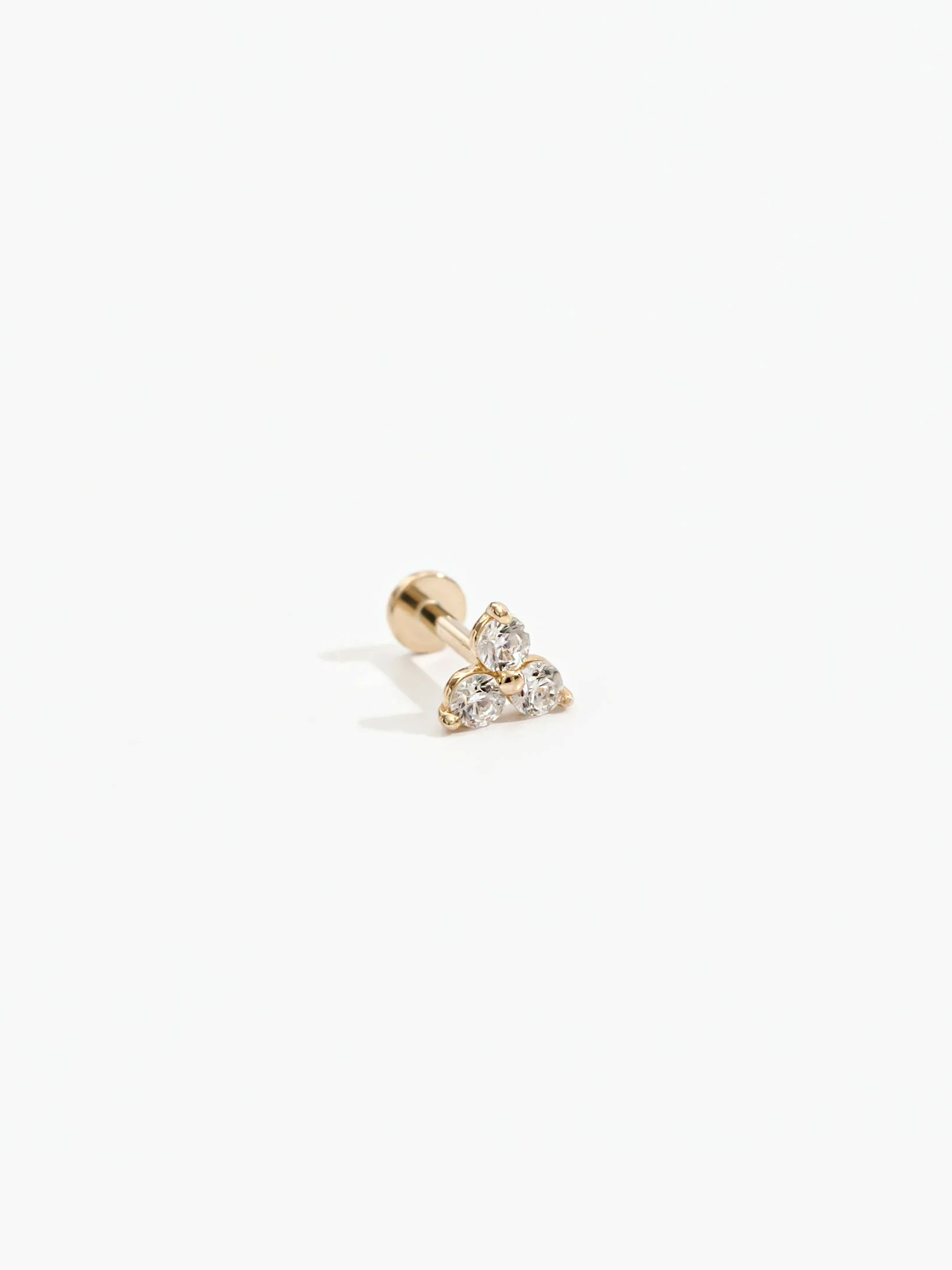 Trio flat back stud