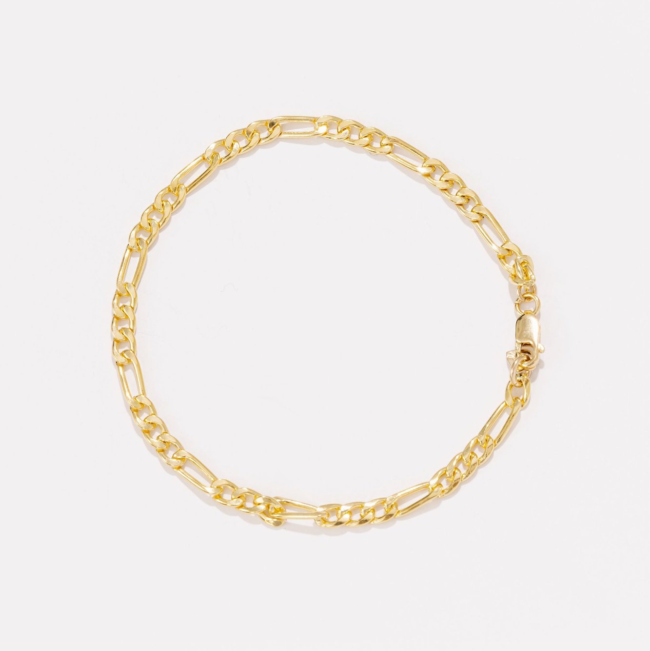 Gold filled deals figaro bracelet