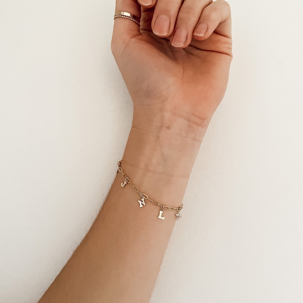 Alpha Charm Bracelet