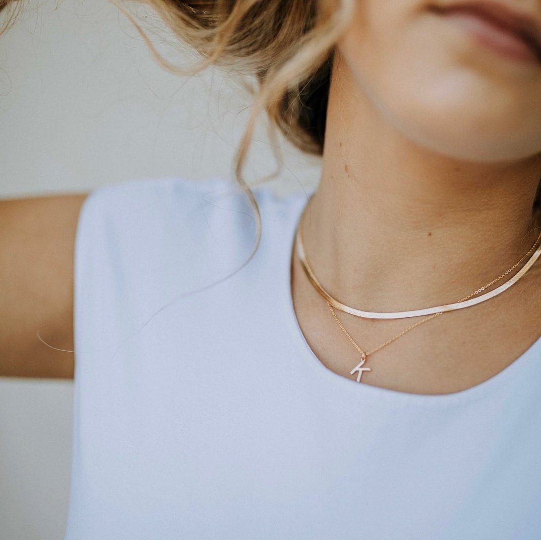 Noble Uppercase Necklace